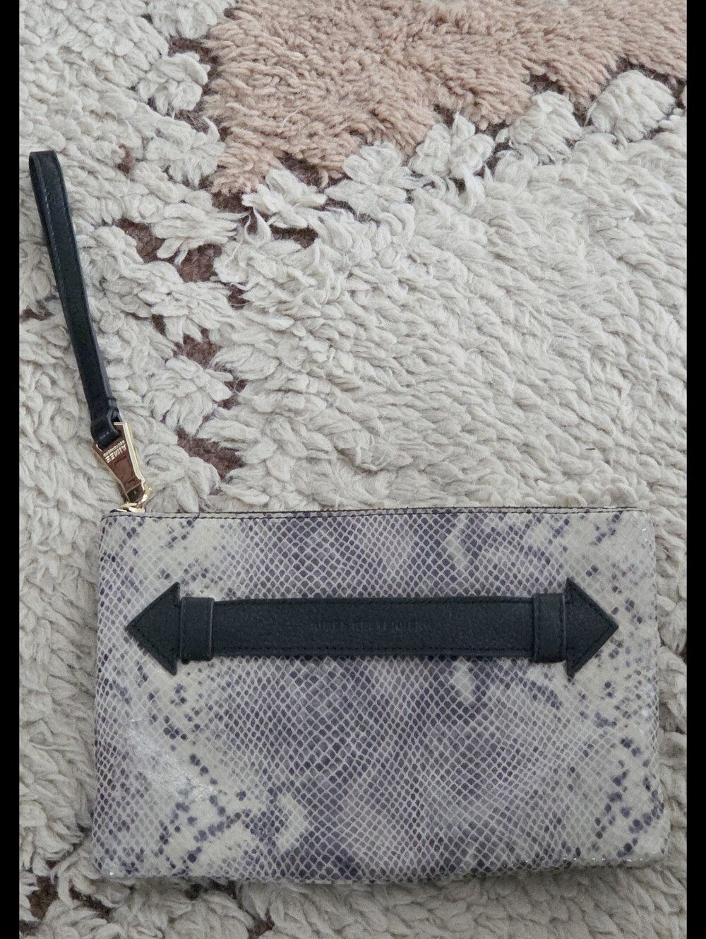 Aimee Kestenberg Wristlet, Snake Embossed